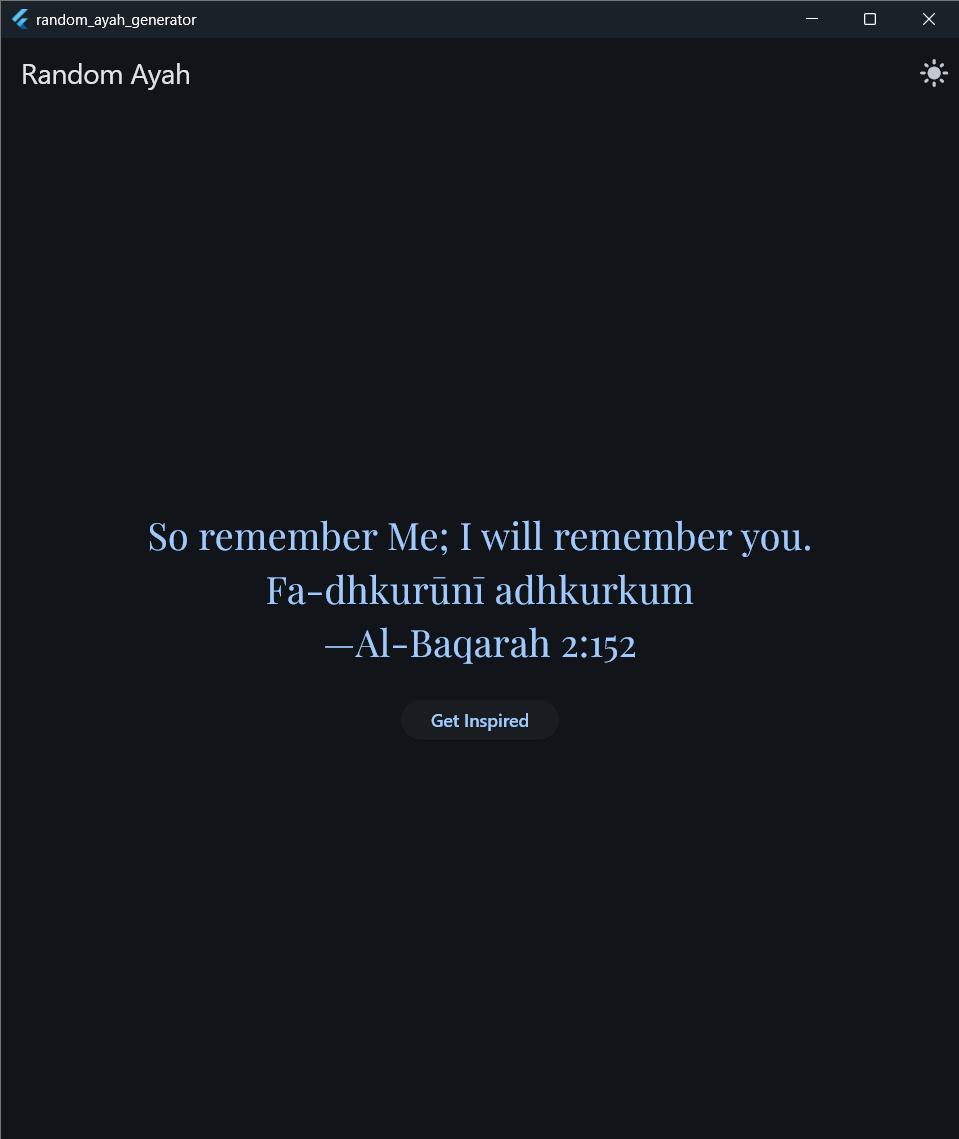 Random Ayah Generator - image 2 - student project