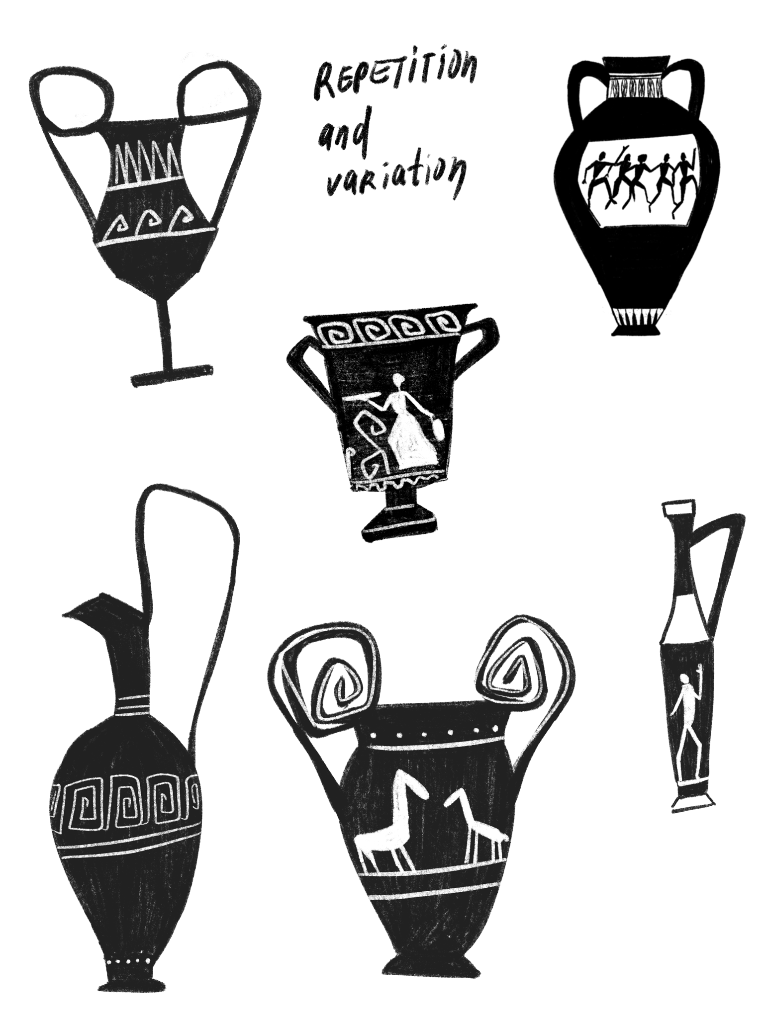 Stylizing ancient Greek vases - image 2 - student project