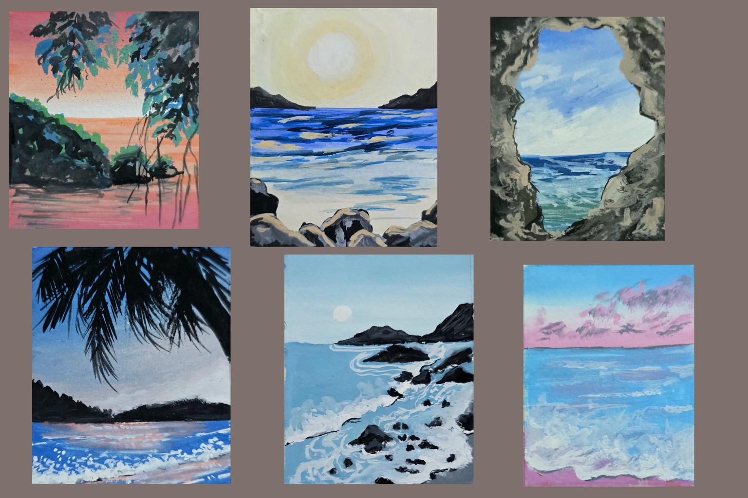 Gouache paintings - image 1 - student project