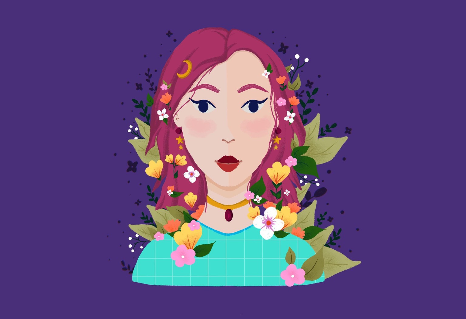 Stylized Portrait Art - image 1 - student project