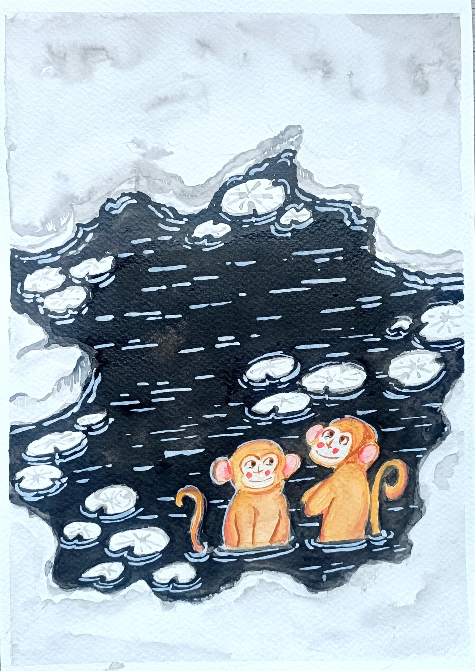 Chilling monkeys - image 2 - student project