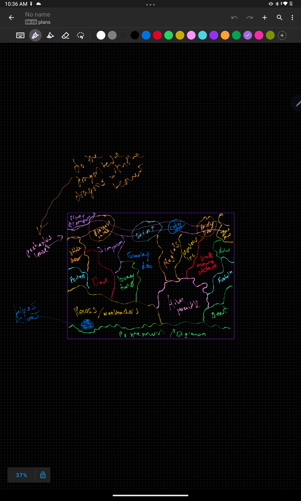 Thought Process layout for a personal piece - image 1 - student project
