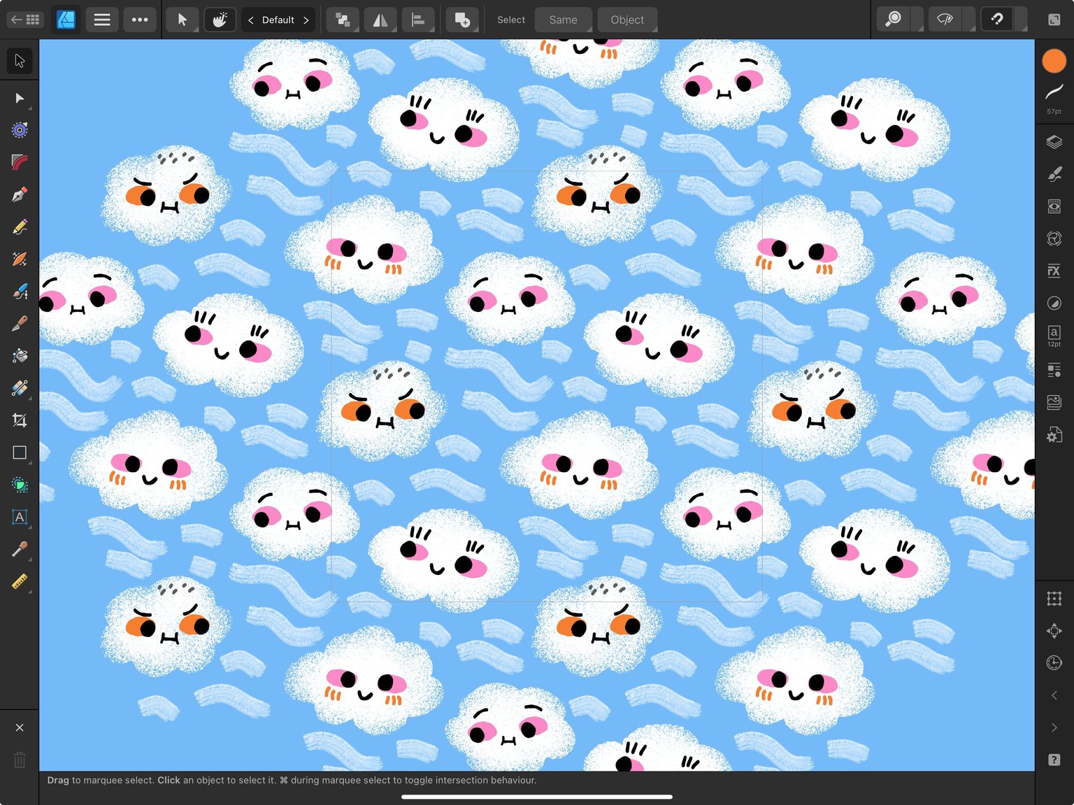 Scalable fluffy clouds in Affinity! - image 1 - student project