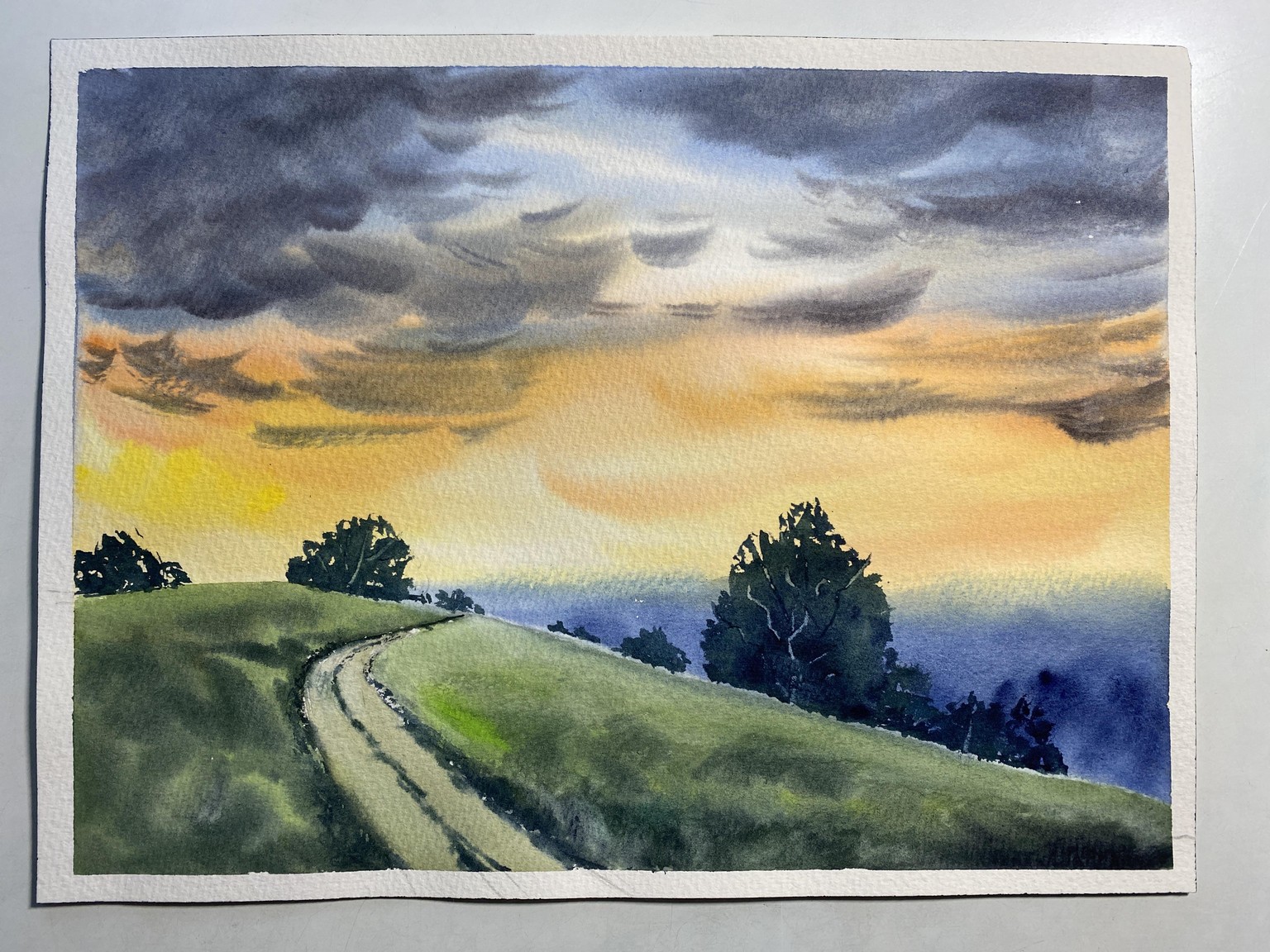 Loose and impressionistic landscape - image 1 - student project