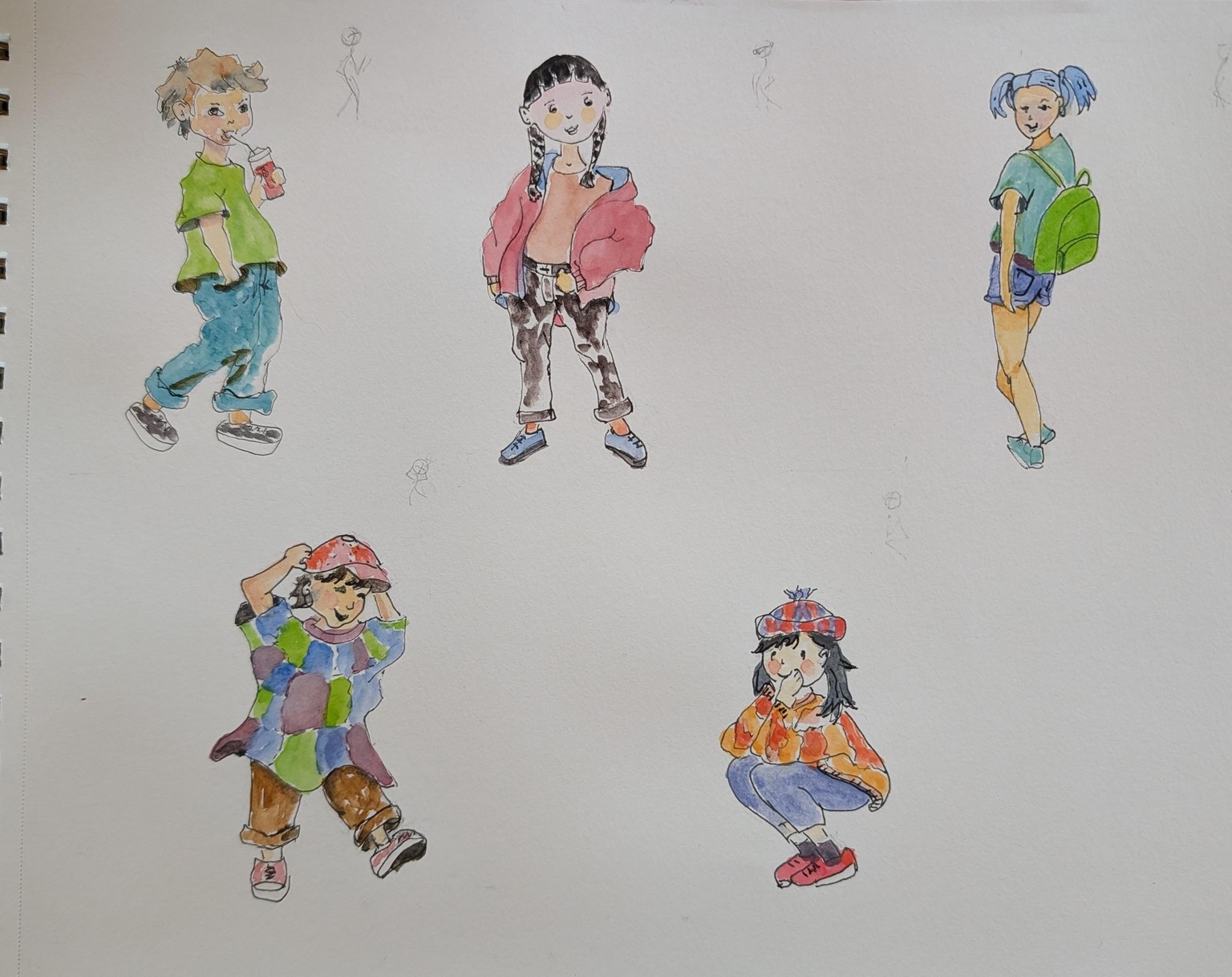 Sketching Kids with Expressive Gestures - image 1 - student project