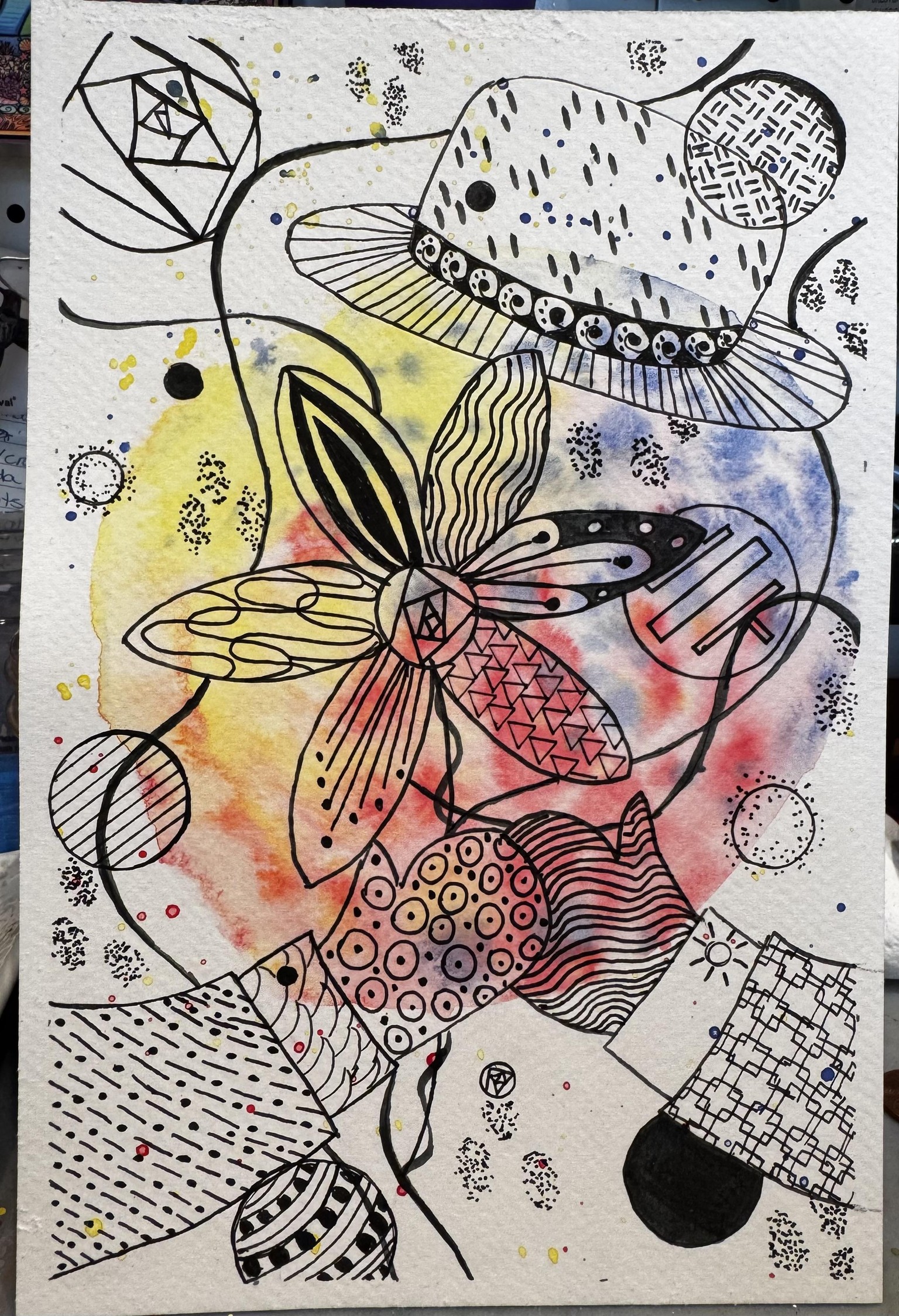 Tulip abstract & interpretation of art piece - image 1 - student project
