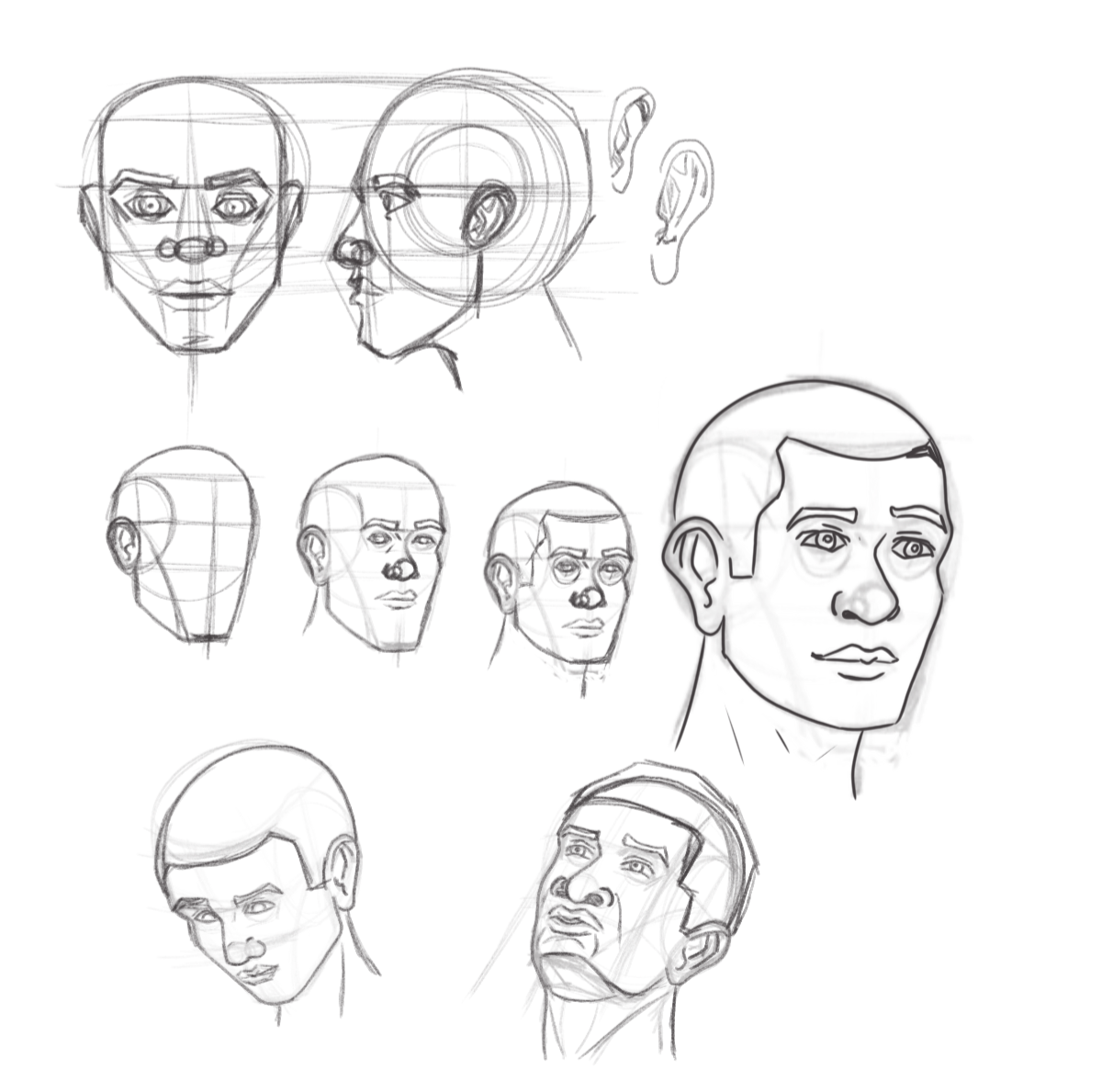 Drawing Heads Practice - image 1 - student project