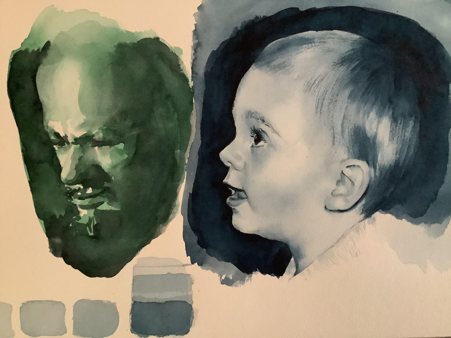Baby realistic portrait - image 1 - student project