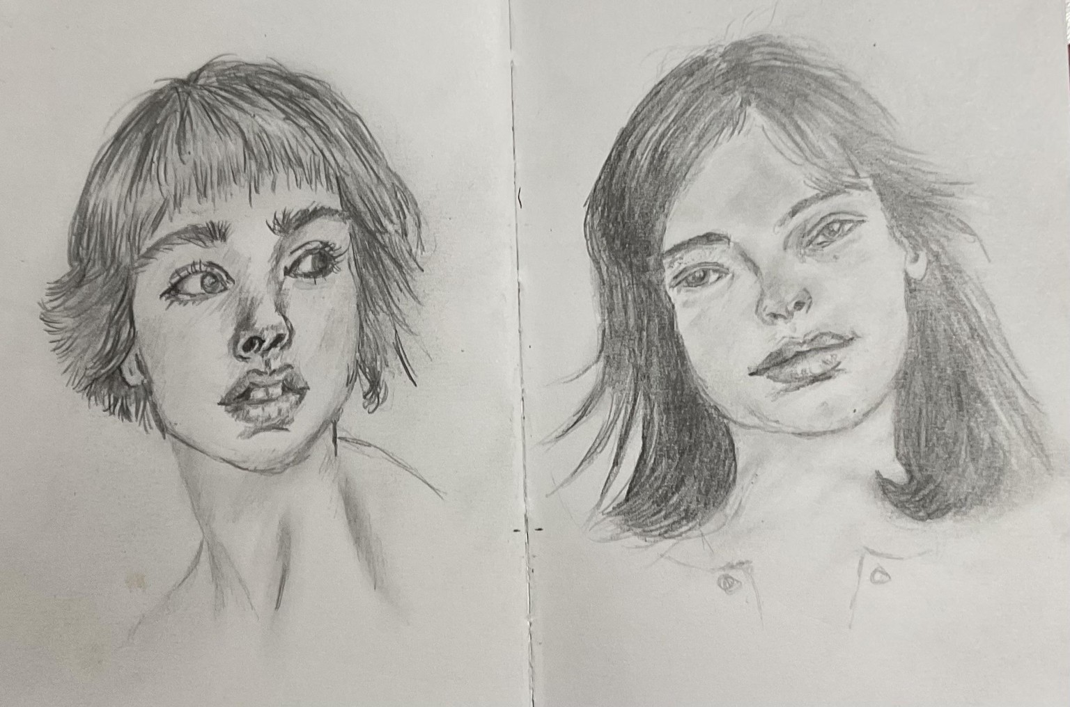 Portret drawings - image 1 - student project