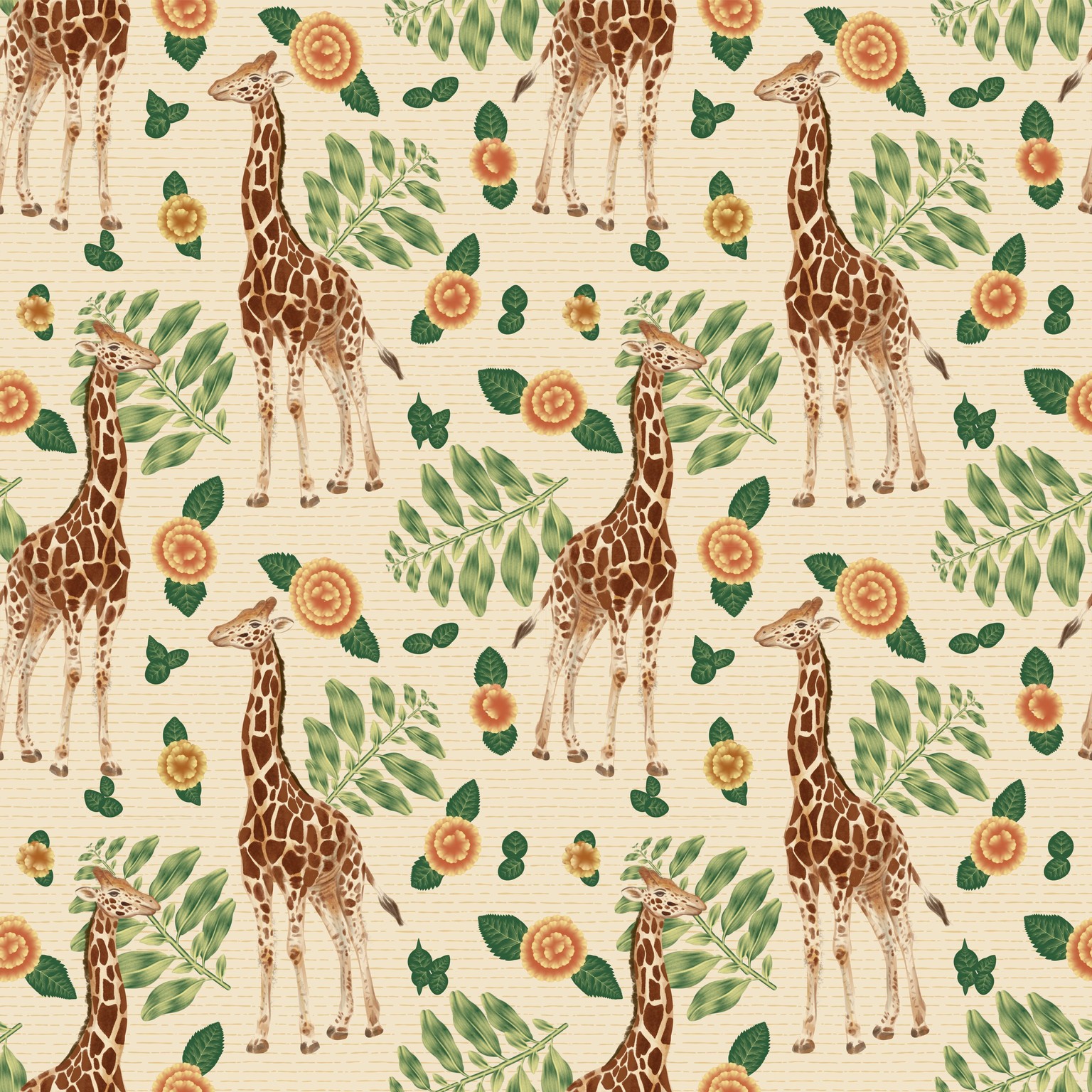 Giraffes/Giraffe Pattern - image 2 - student project