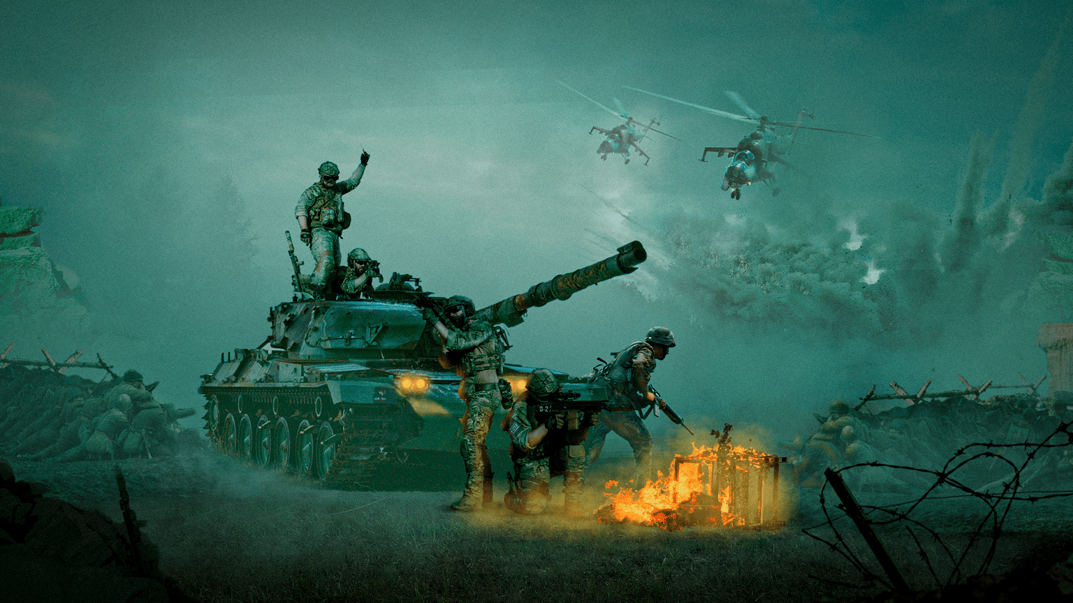 Zone of war, Call of duty Poster design - image 1 - student project