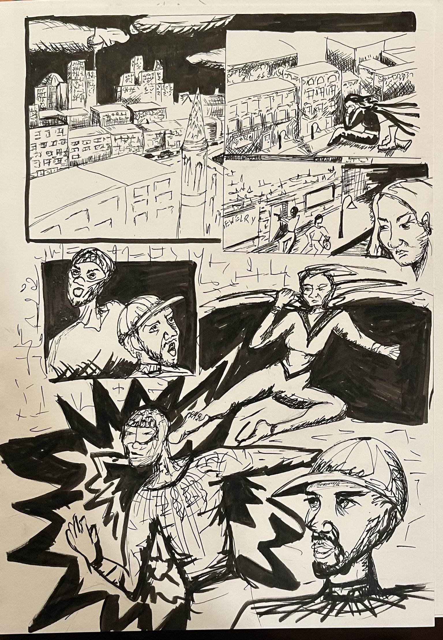 Superhero story - image 1 - student project