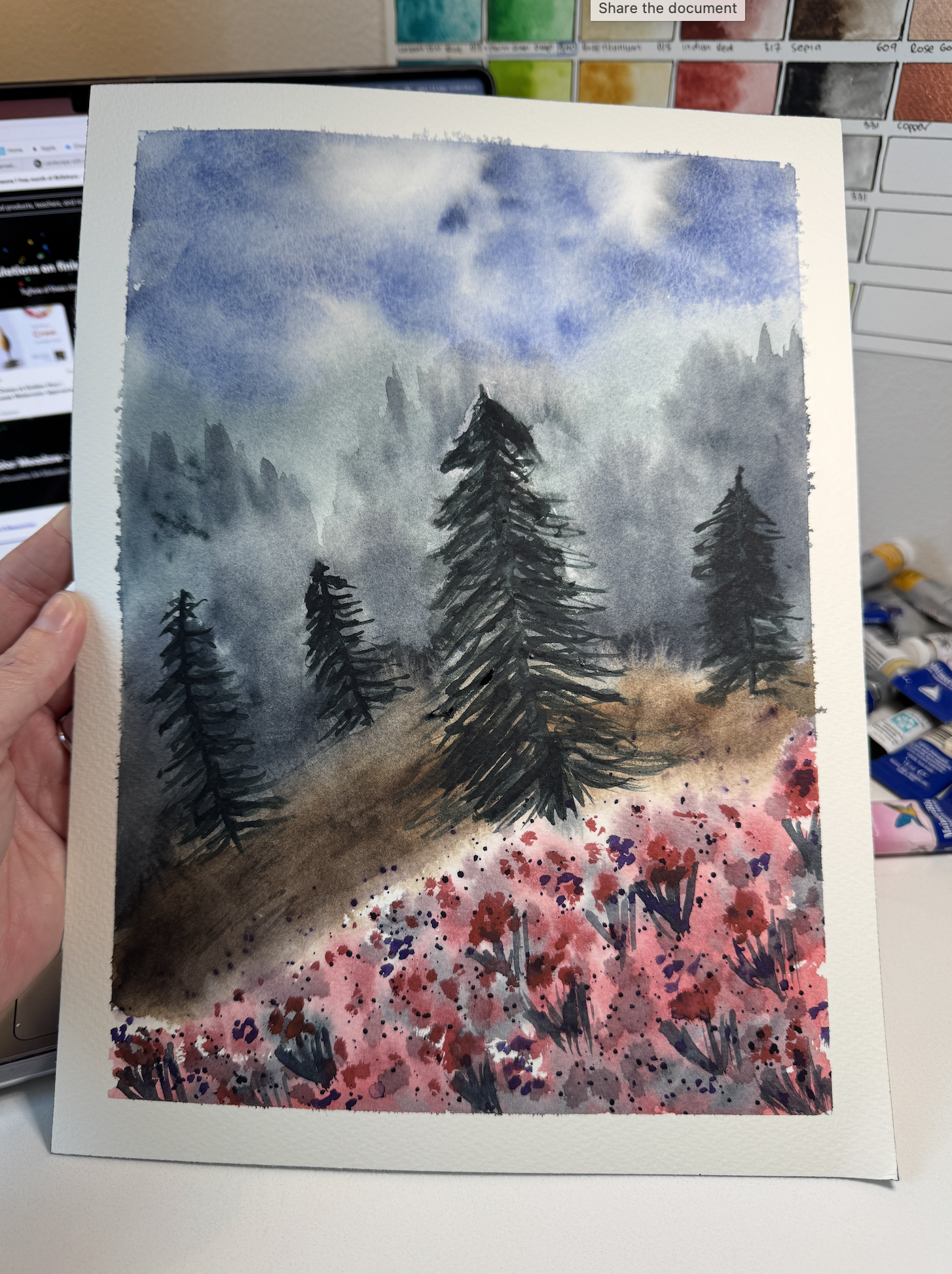 not my best but i like the flowers - image 1 - student project
