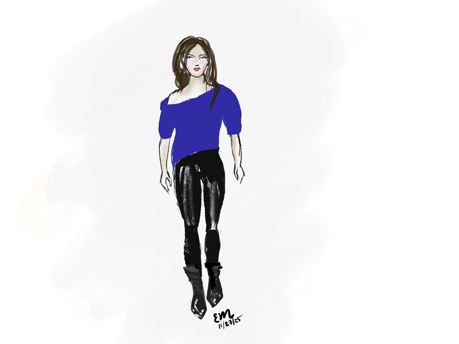Fashion Sketch - image 1 - student project