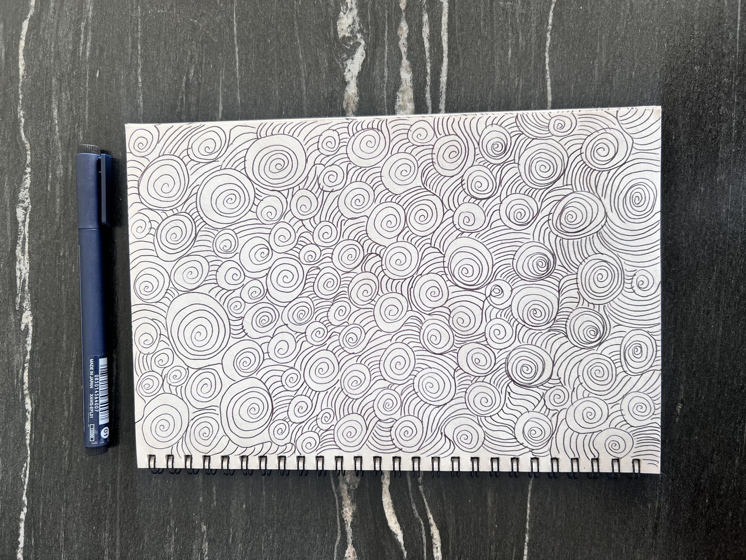 Meditative and stress free drawings - image 1 - student project