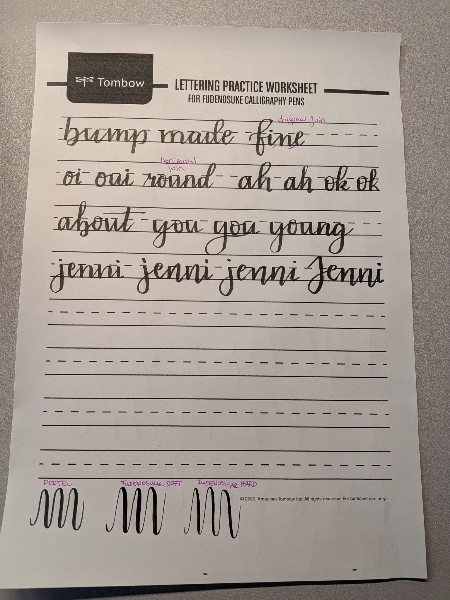 Hand Lettering Practice | Introduction to Modern Brush Calligraphy - image 5 - student project