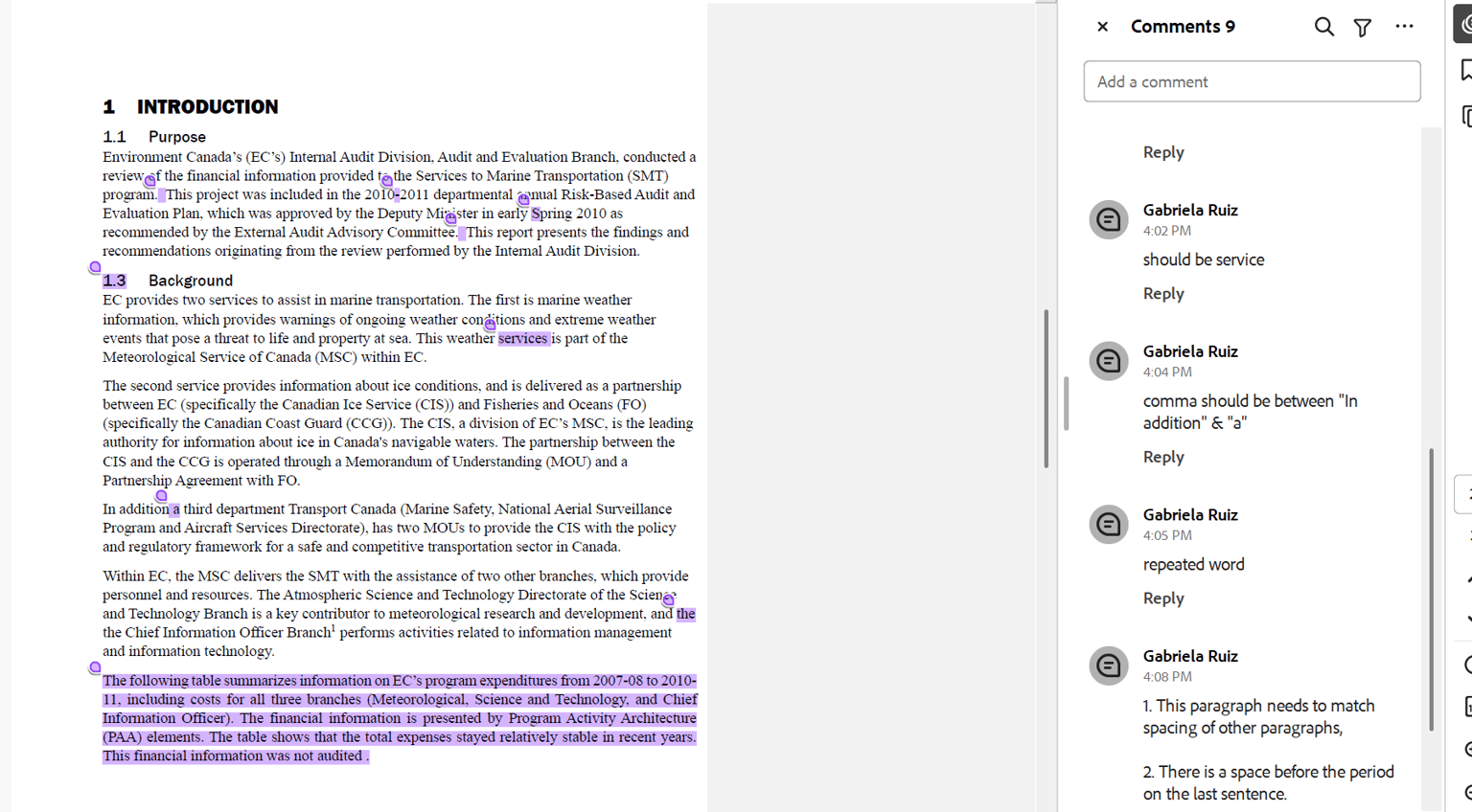 Proofreading Project - image 2 - student project