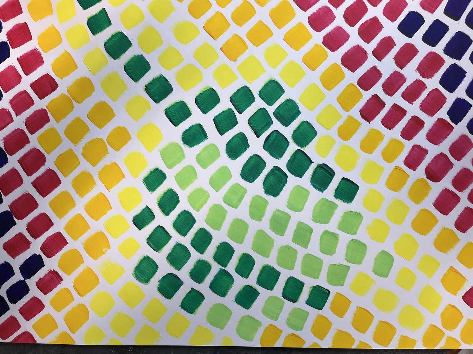 Exploring shape, color, and dash marks - image 2 - student project