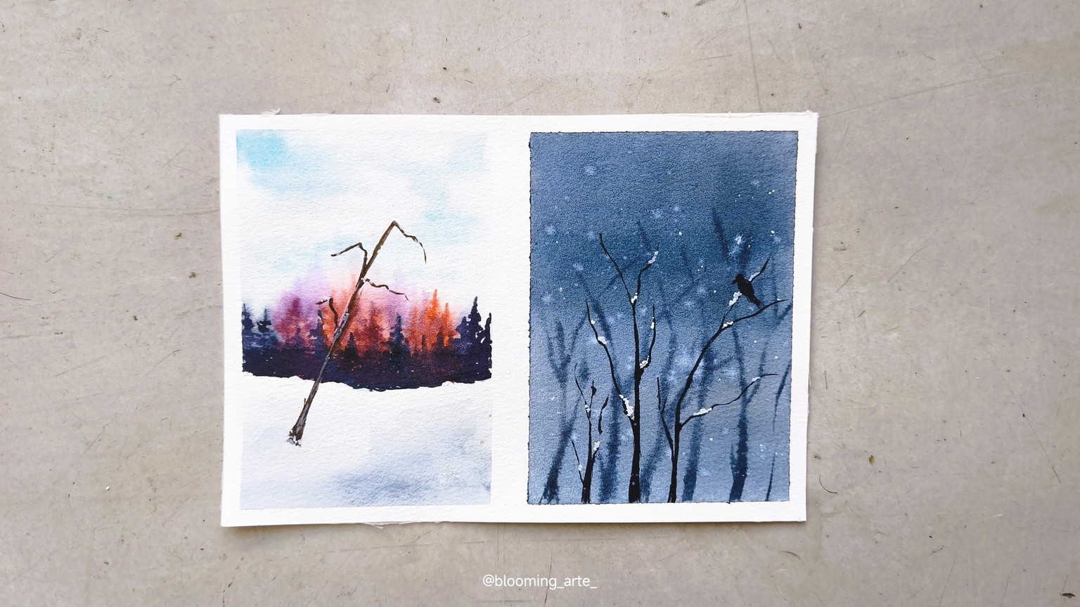 Stop Overworking — Minimalistic Landscapes - image 8 - student project