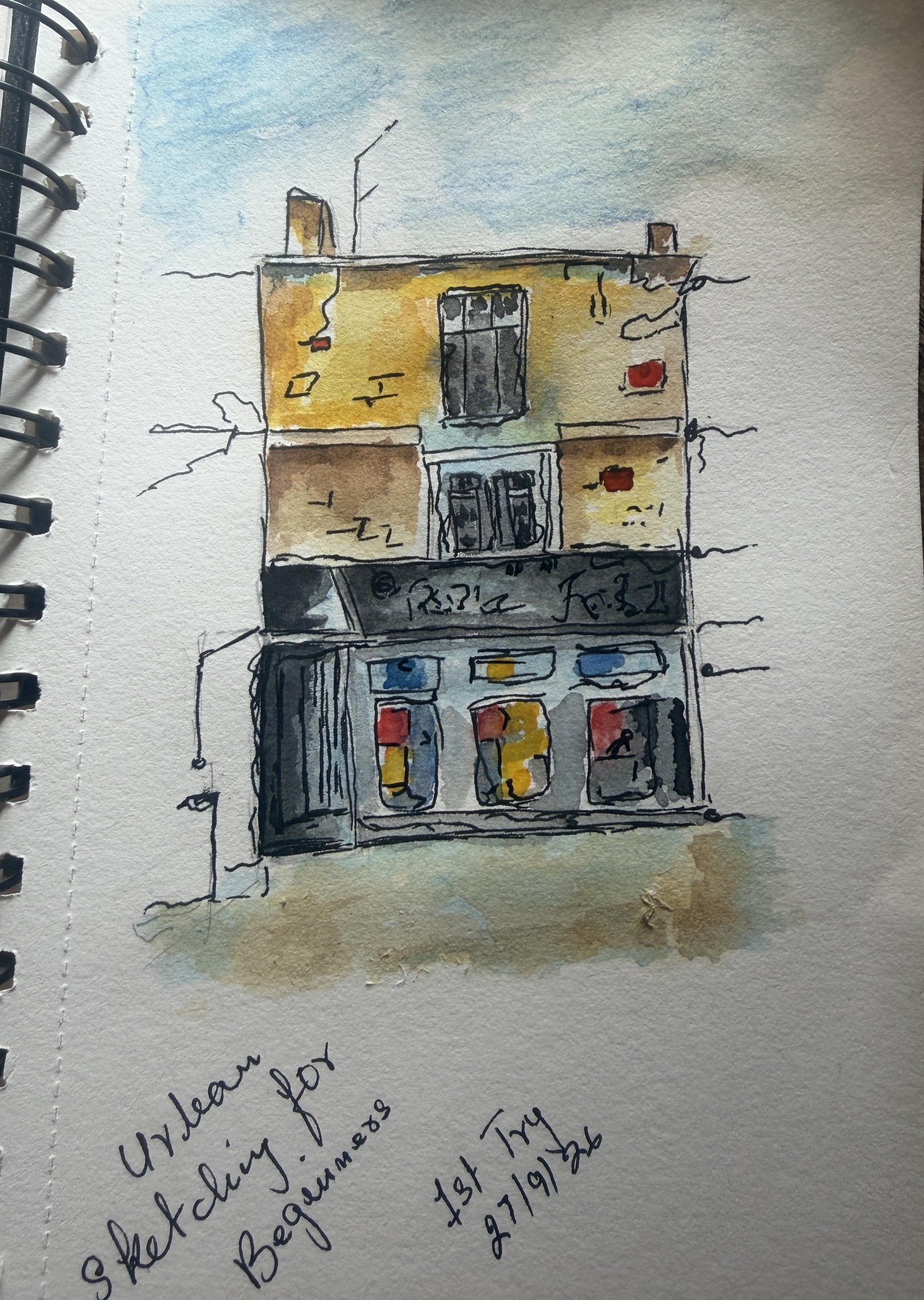 My first ever Urban Sketch - image 1 - student project