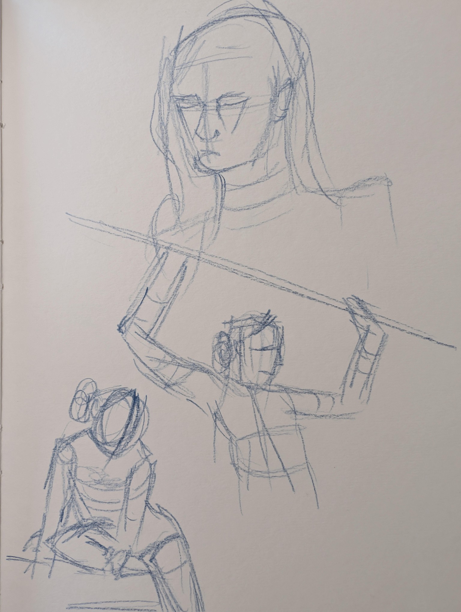 Beginner Figure Drawing Fundamentals - Gesture and Construction - image 3 - student project