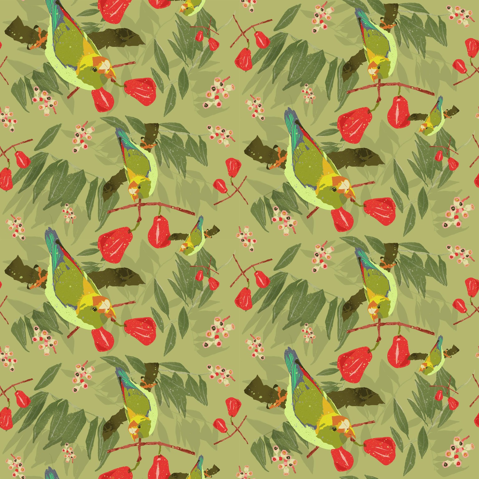 Ceylon Hanging Parrot - image 1 - student project
