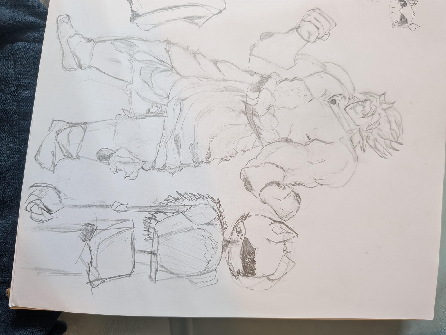 didn't follow exact rules, used said fabric (ignore the other drawing) - image 1 - student project