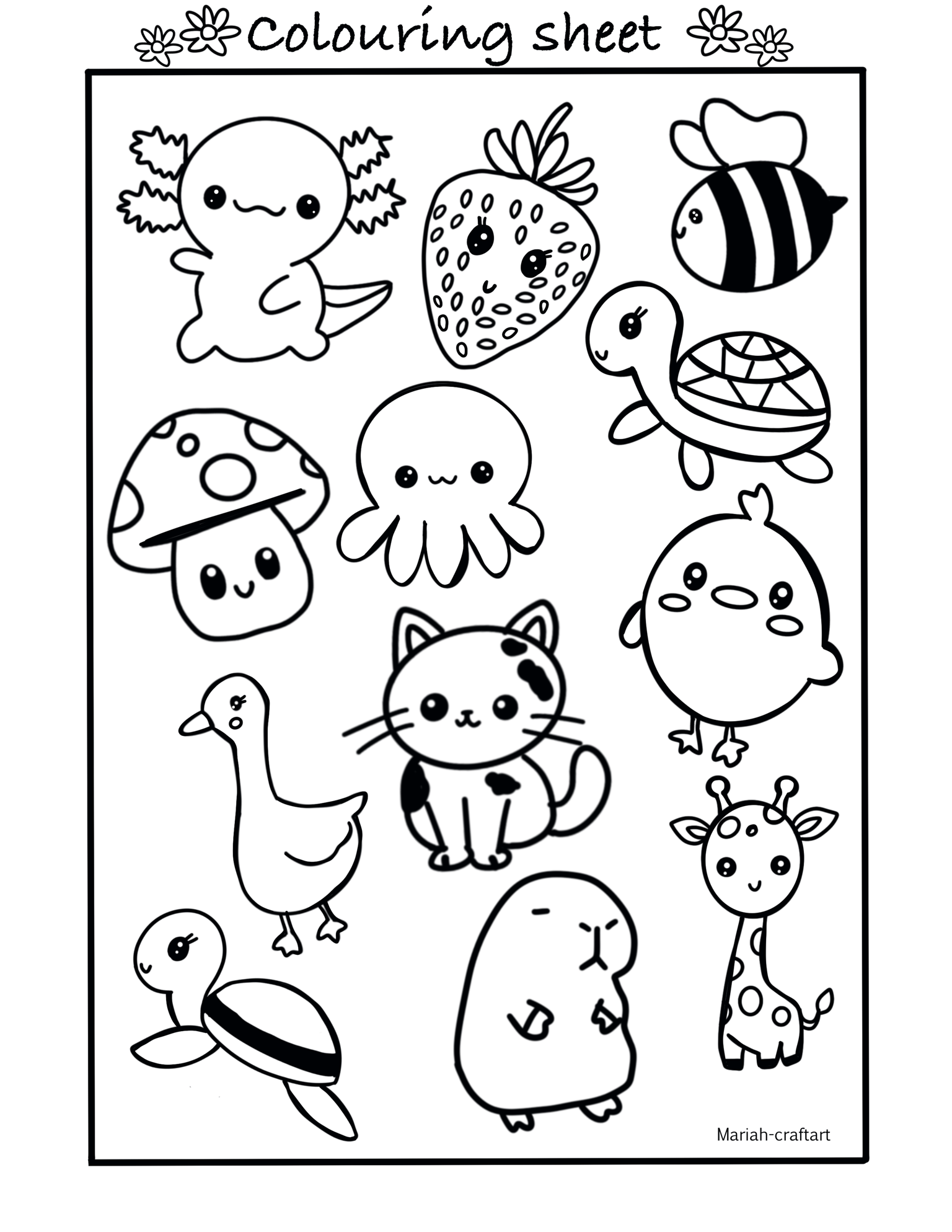 Colouring sheet - image 3 - student project