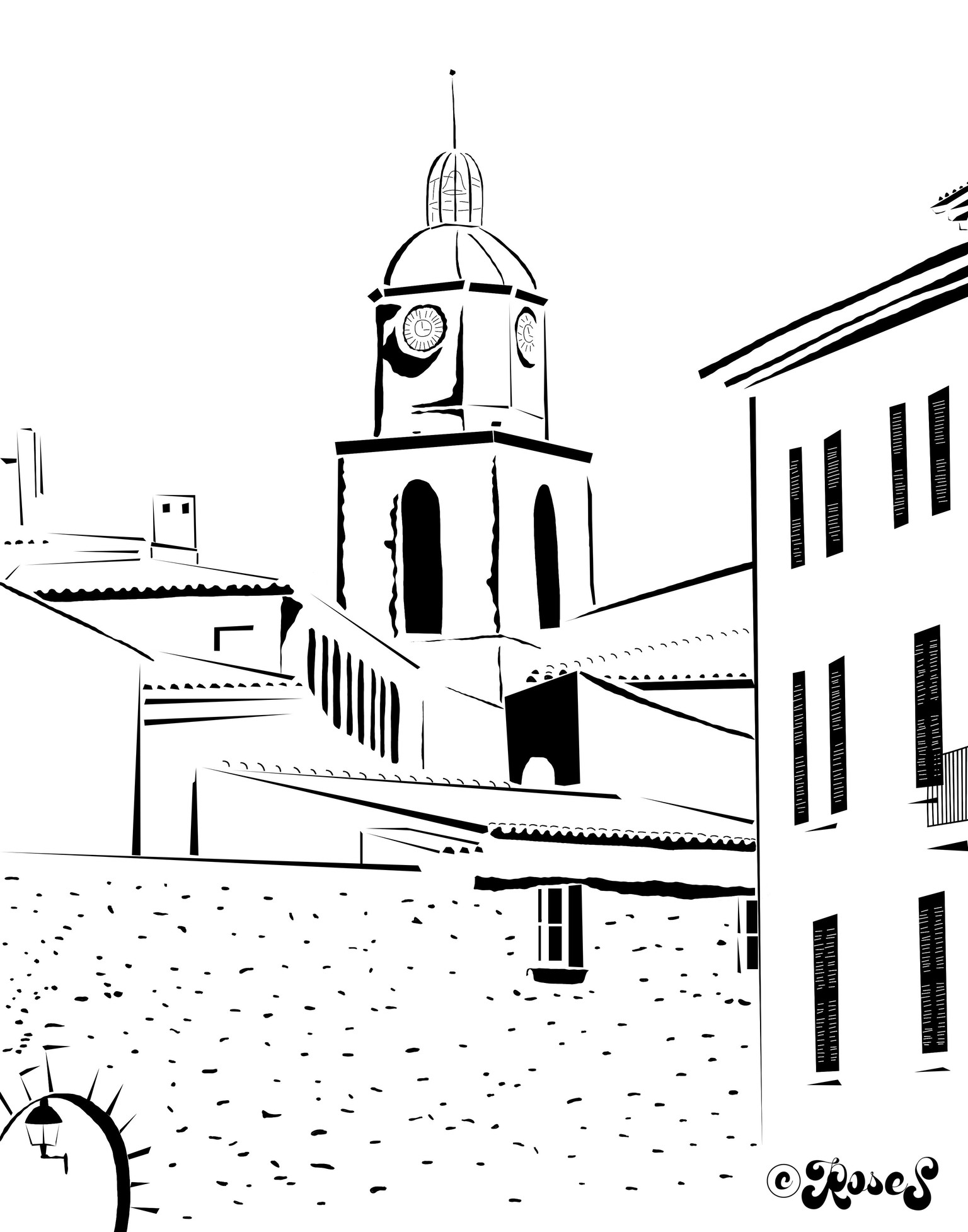 Urban Watercolor Sketching - image 6 - student project