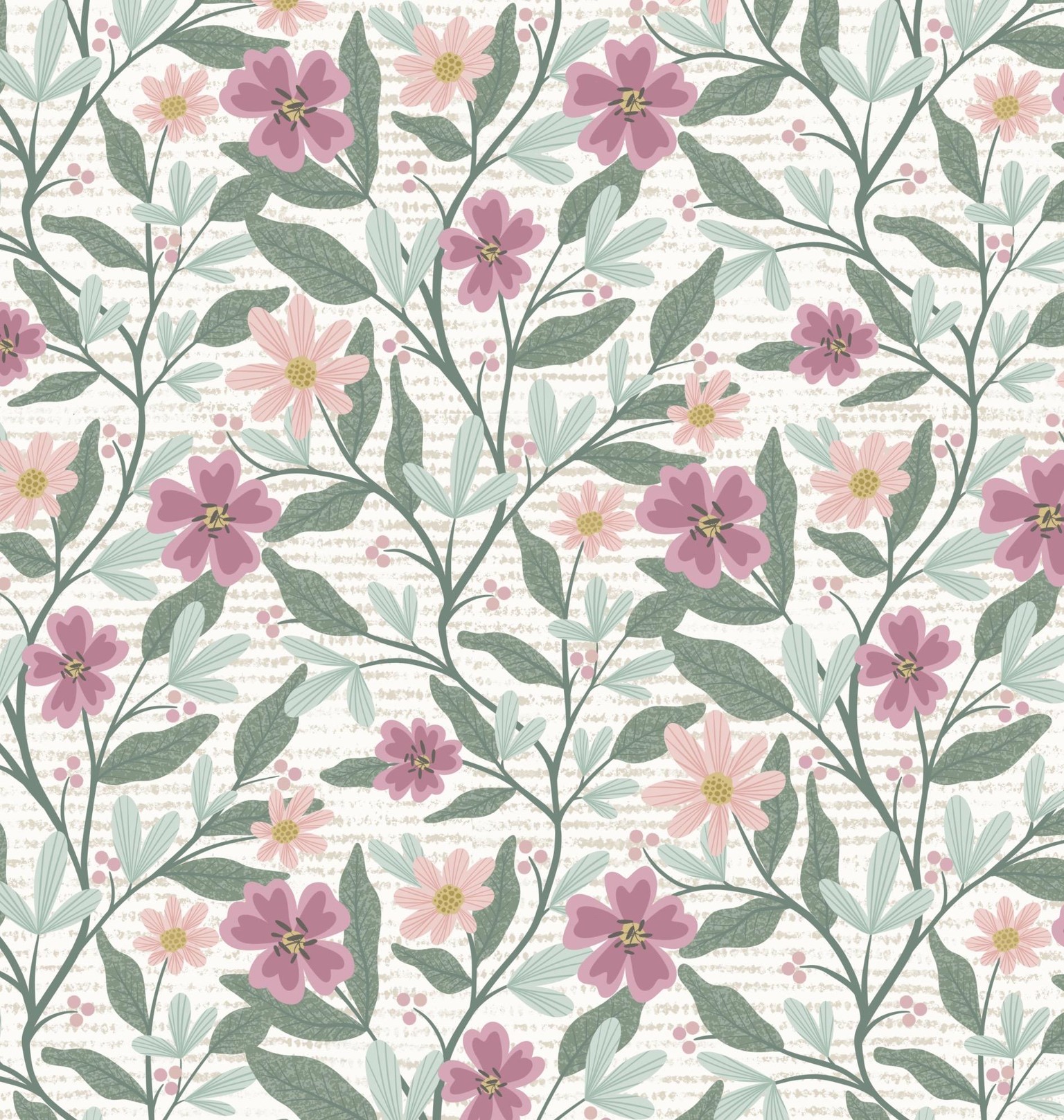 Fun Trailing Floral Pattern - image 2 - student project