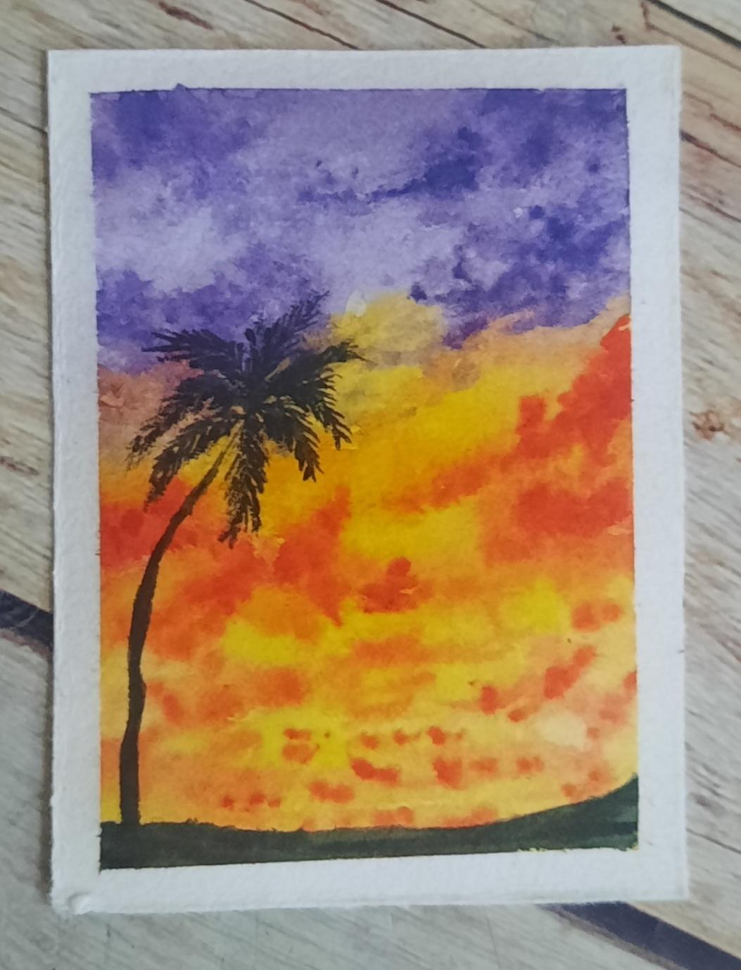 Watercolour Clouds - image 4 - student project