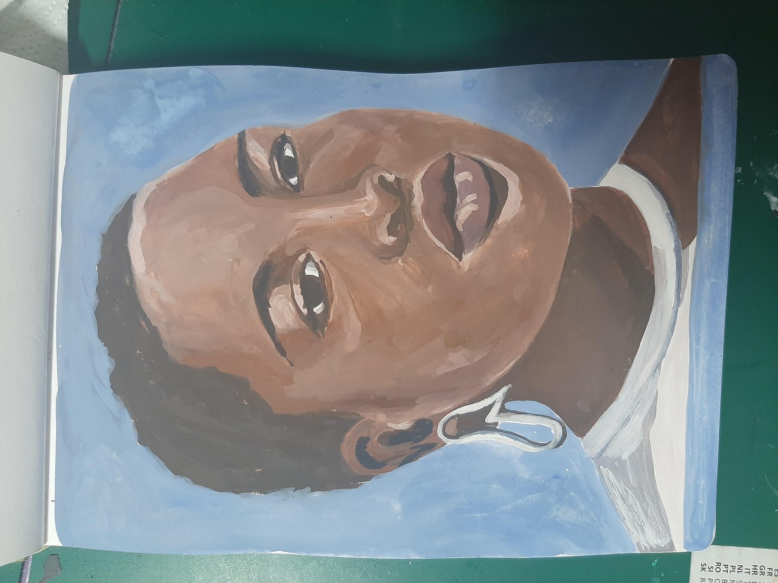 Portrait à la gouache défi 1 - image 3 - student project
