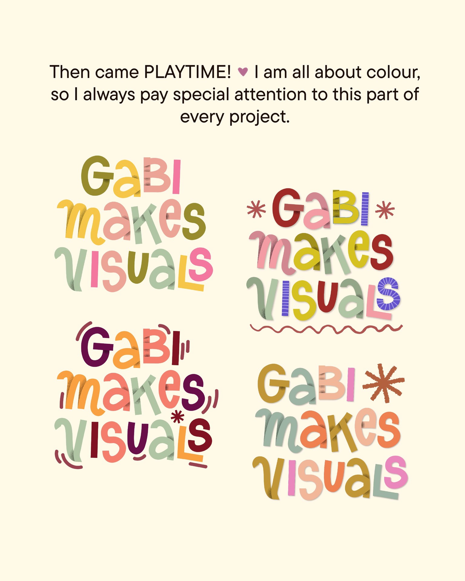 Personal Brand Logotype - Shading Letters - image 4 - student project