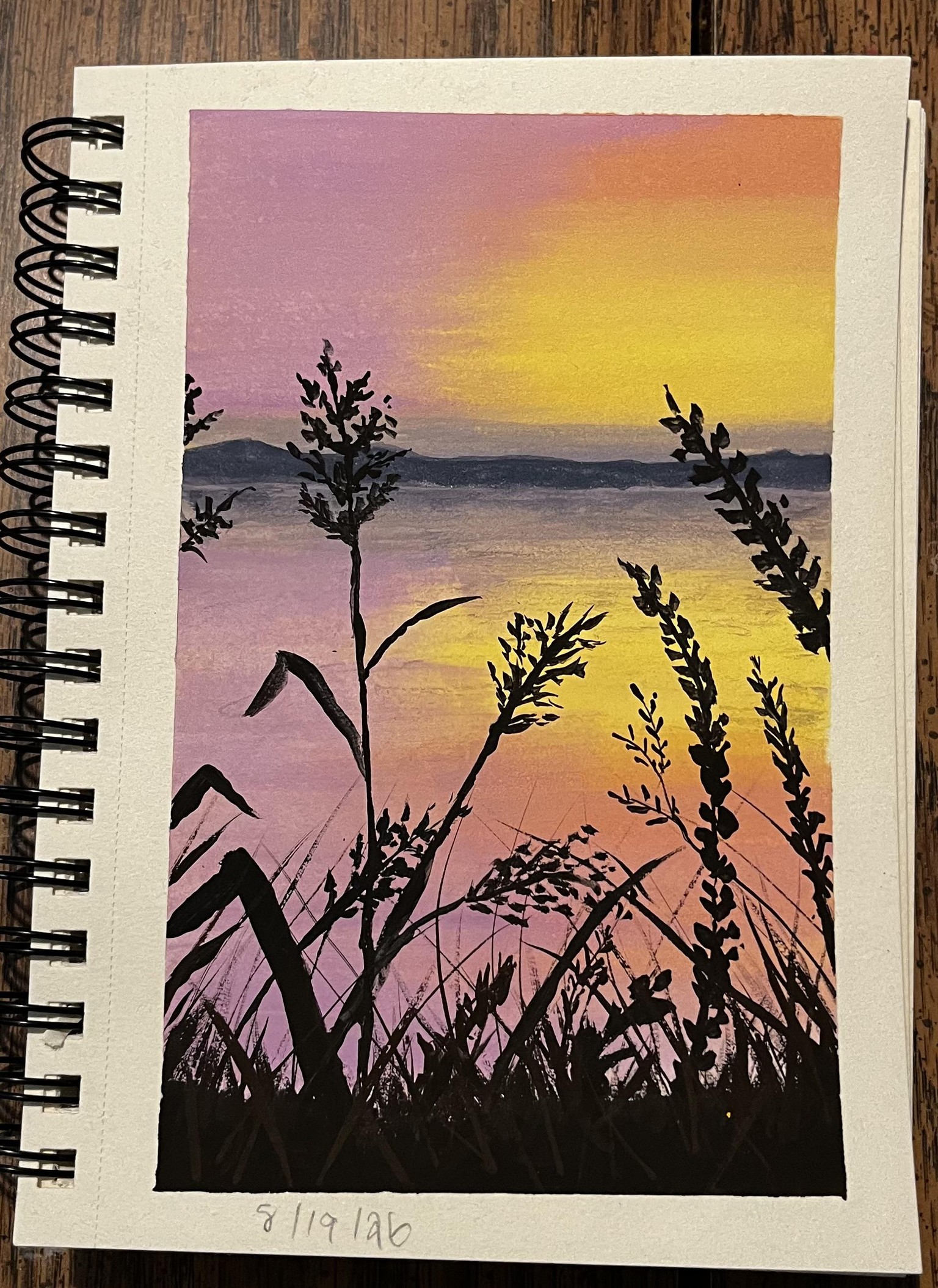 Gouache landscapes - image 1 - student project