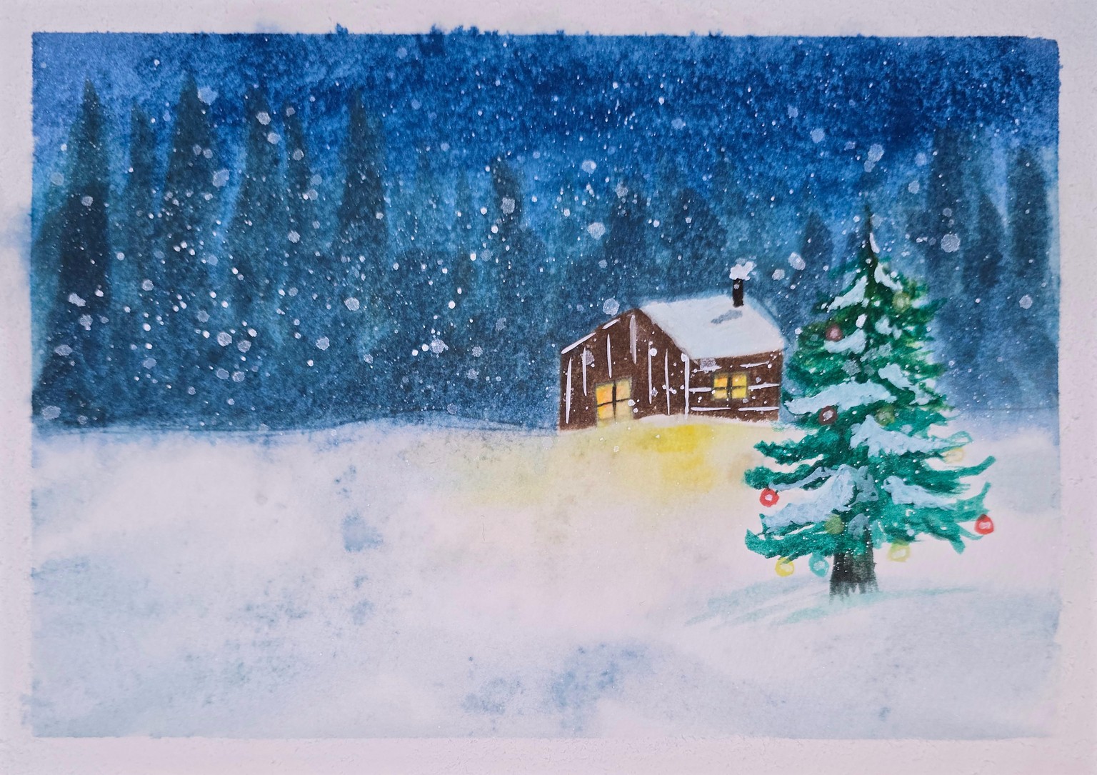 Snowy winter - image 2 - student project