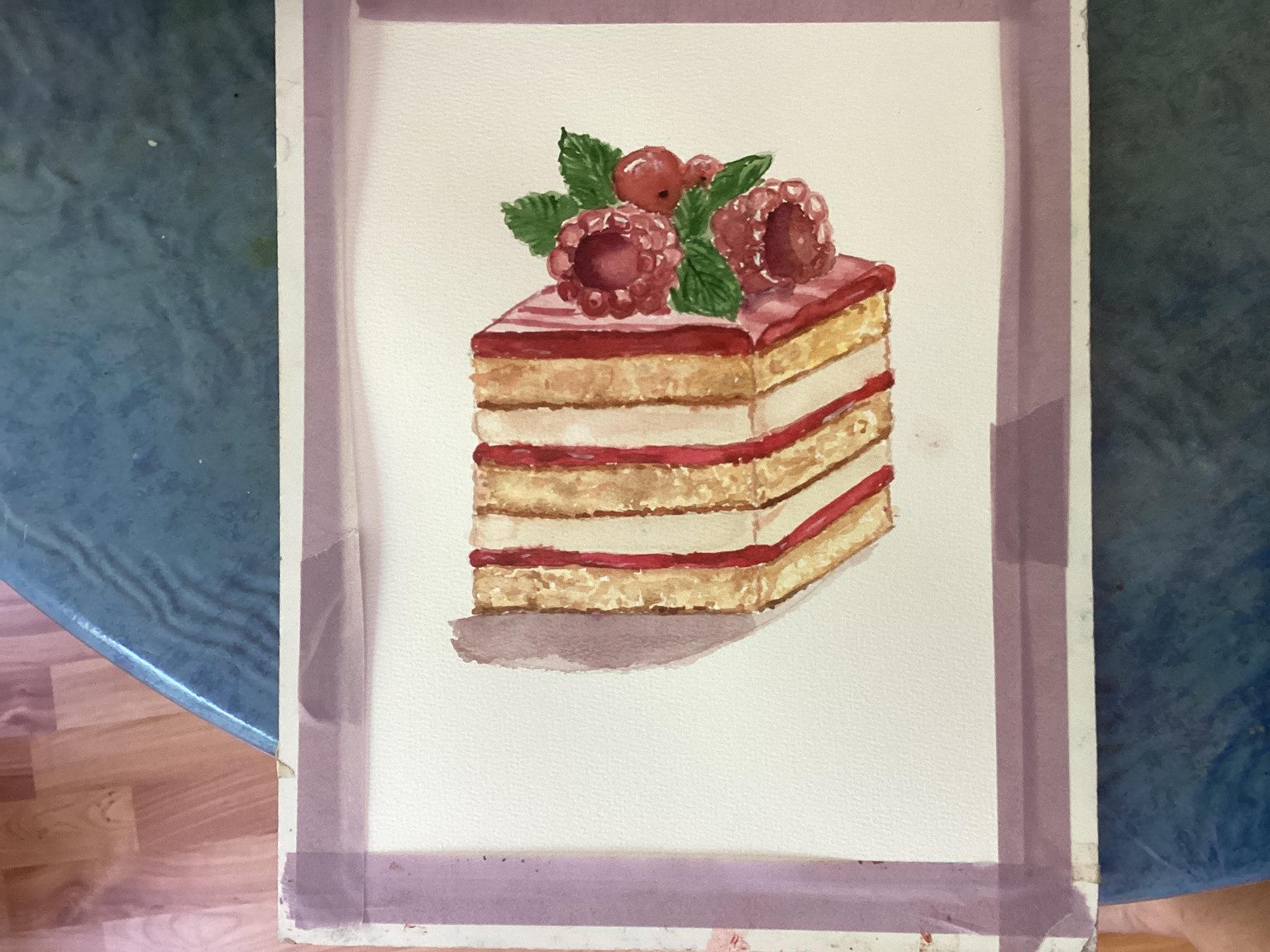 Raspberry cake, a Nianiani tuto - image 2 - student project