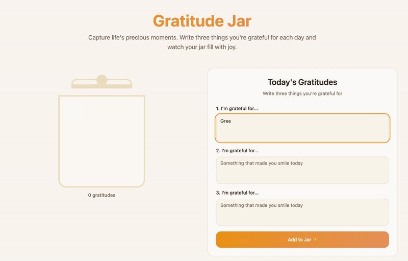 Gratitude jar - image 1 - student project