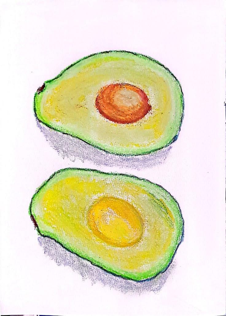 Oil Pastel Food - image 1 - student project