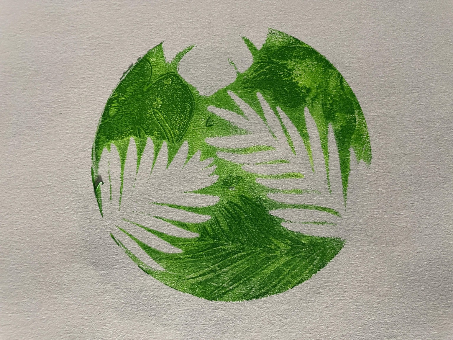 Monoprinting with leaves on the Gelli Plate - image 1 - student project