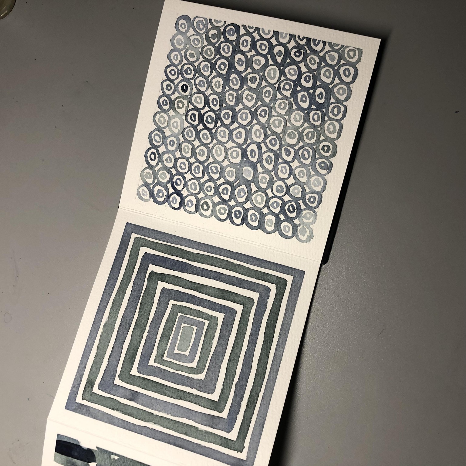 Patterns in Blue and Green - image 3 - student project