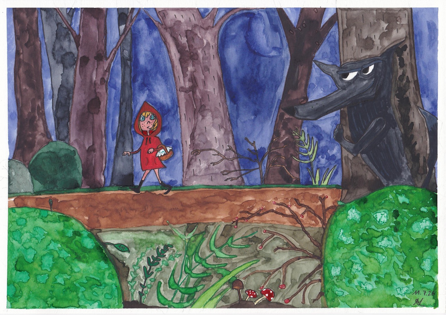 Red Riding Hood #1 - image 1 - student project
