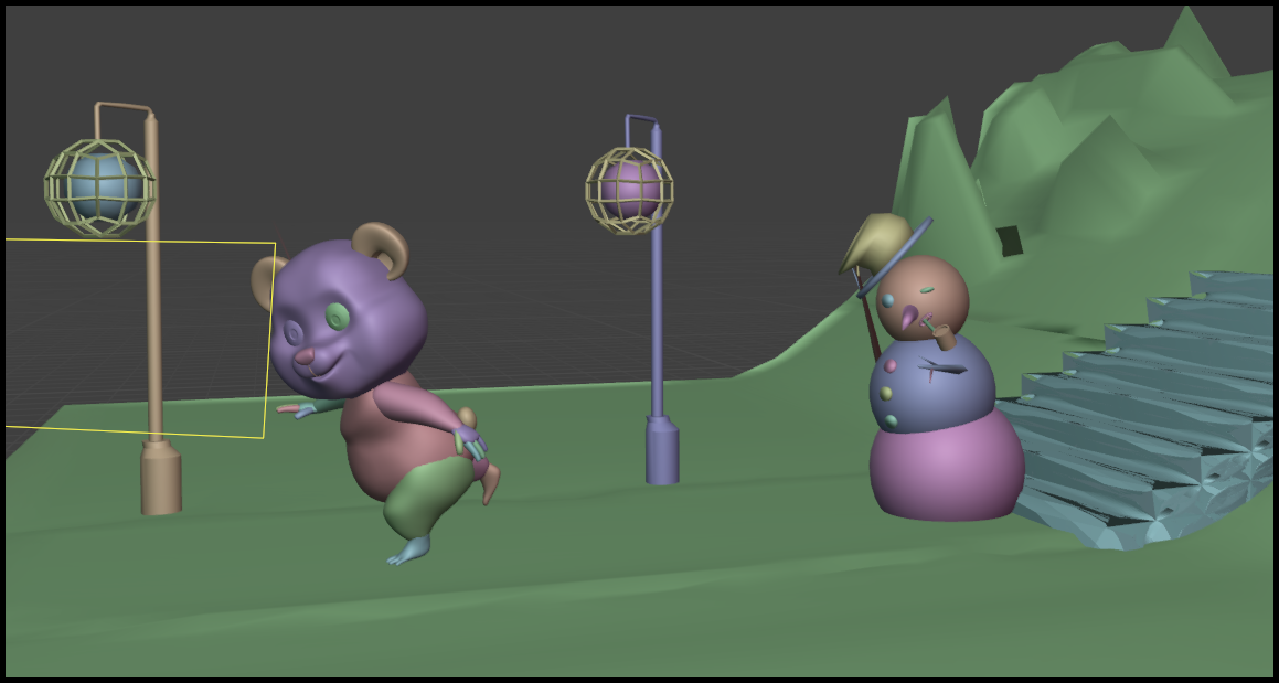 Panda Fleck & The Snowman - image 1 - student project