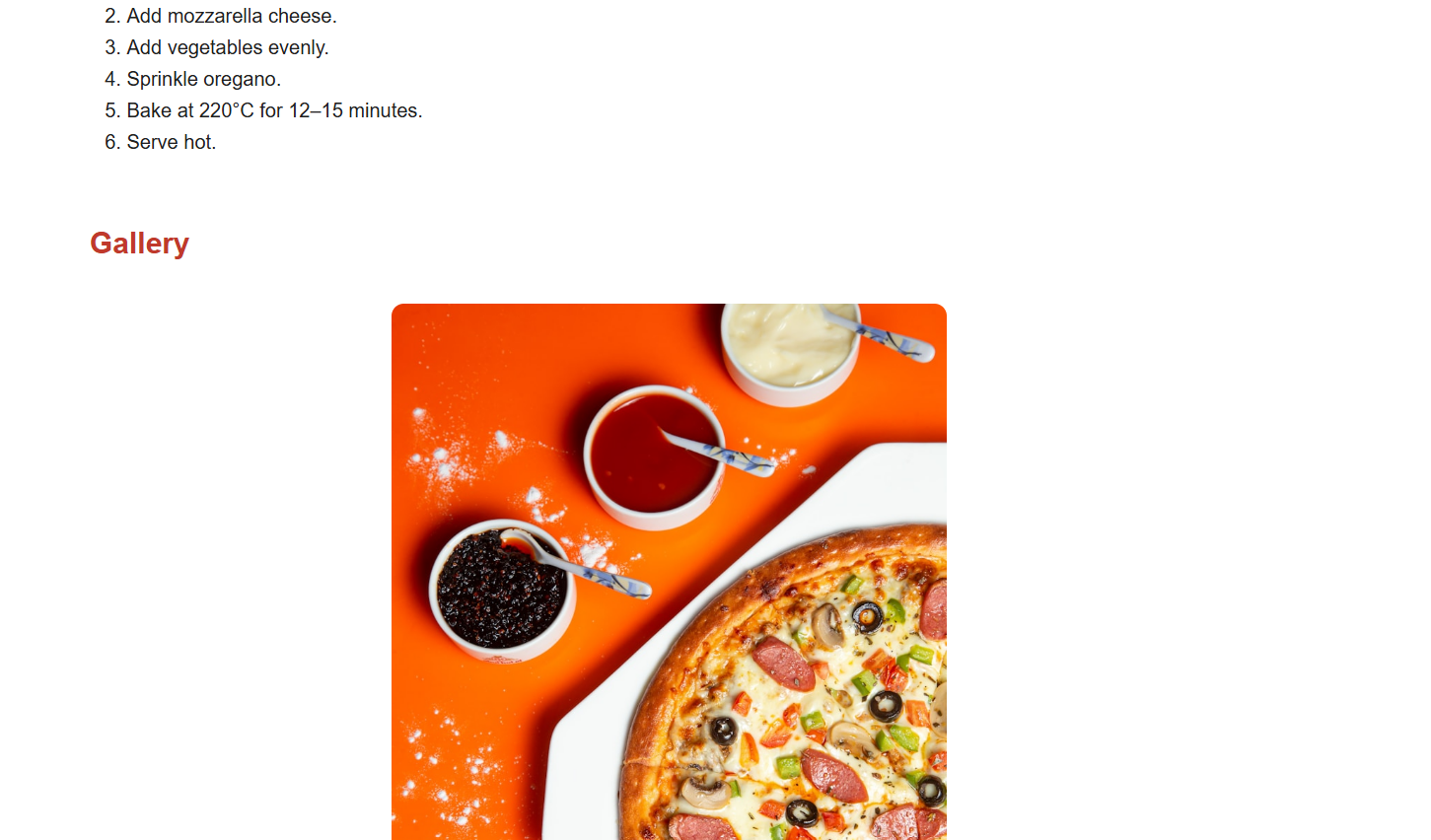 My Favorite Food - Pizza - image 2 - student project
