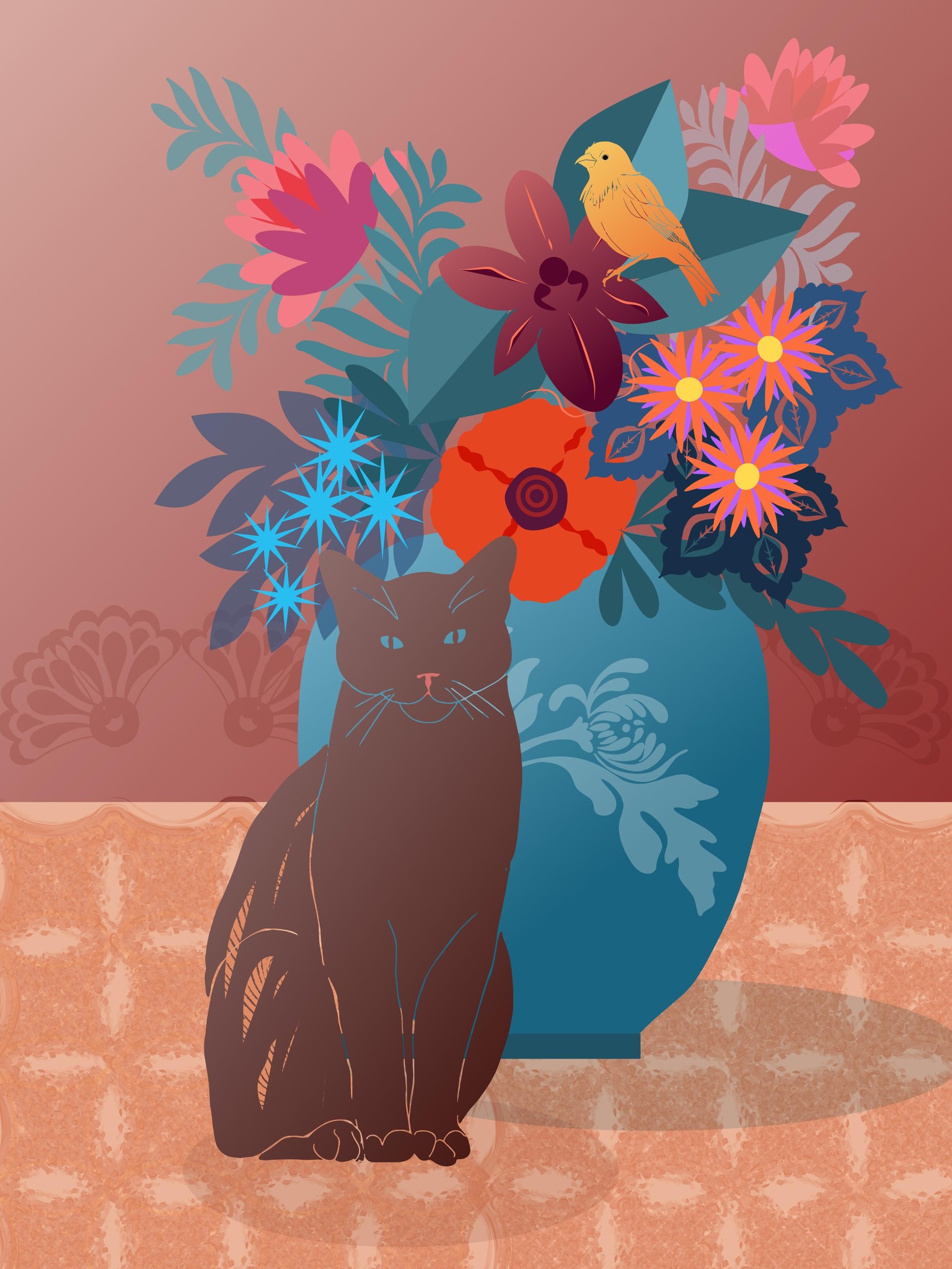 Vector Flowers - image 1 - student project