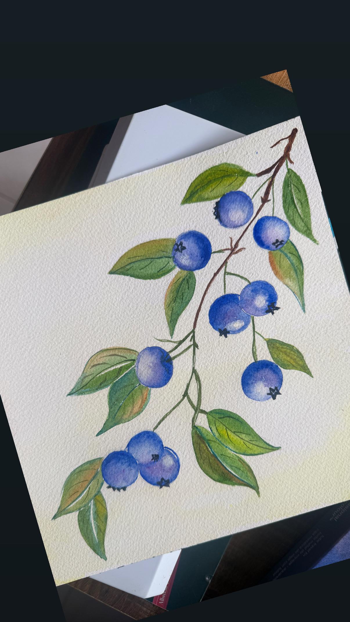 Loose water color fruits. . . - image 2 - student project