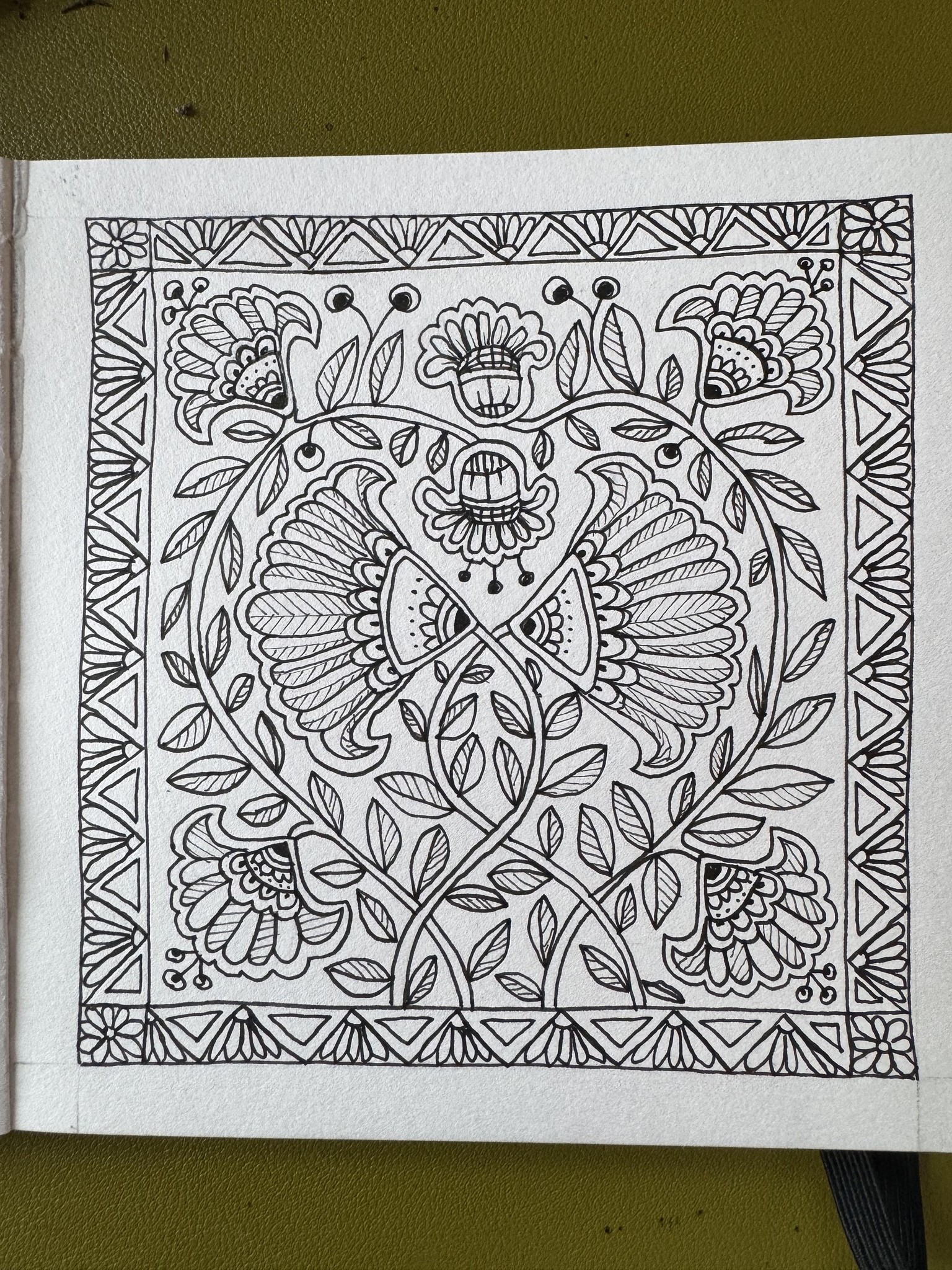 Madhubani Drawings - image 1 - student project