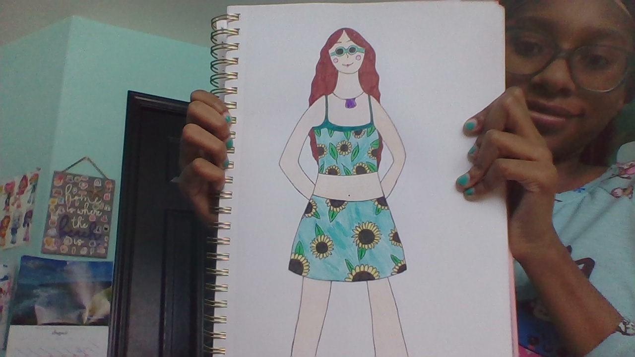 Floral Tropical Summer Sunflower Bikini - image 1 - student project