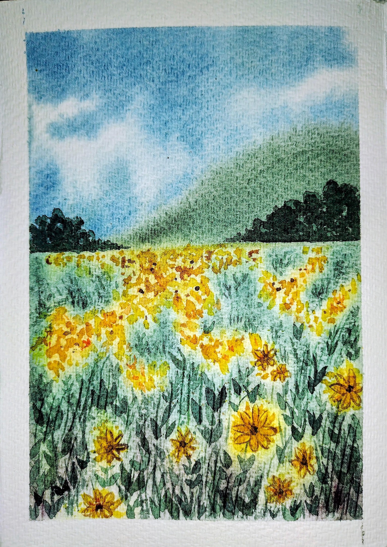 Nature In watercolor Projects - image 8 - student project