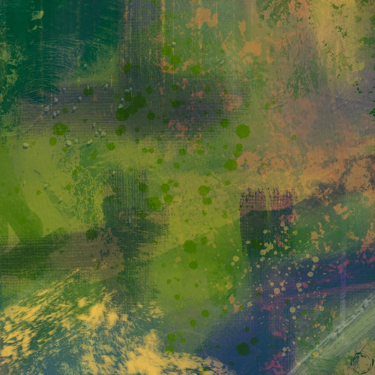 Abstract Painting in Procreate - image 2 - student project