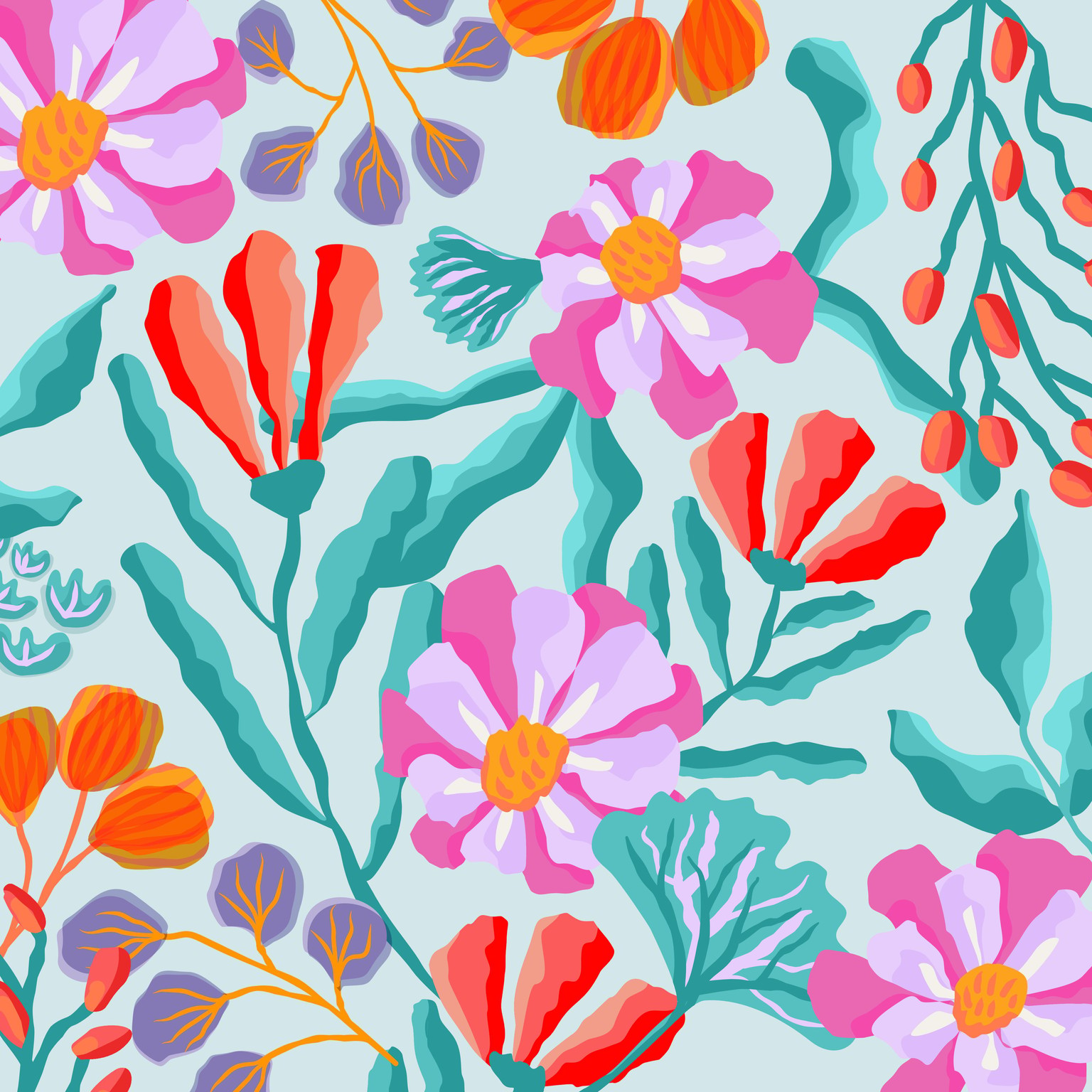 Magical Botanicals in Affinity Designer 2 - image 3 - student project